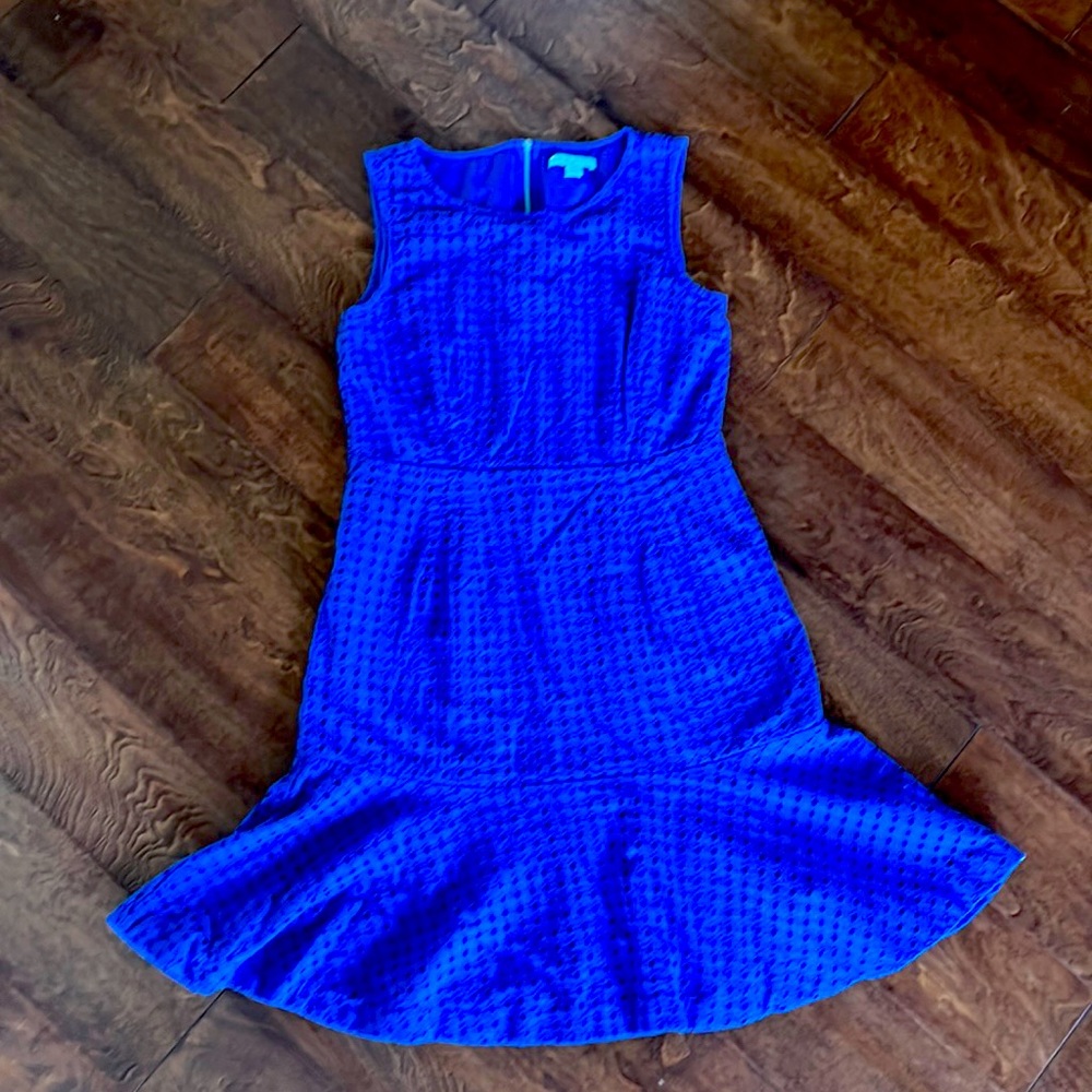 Royal blue sun dress.
